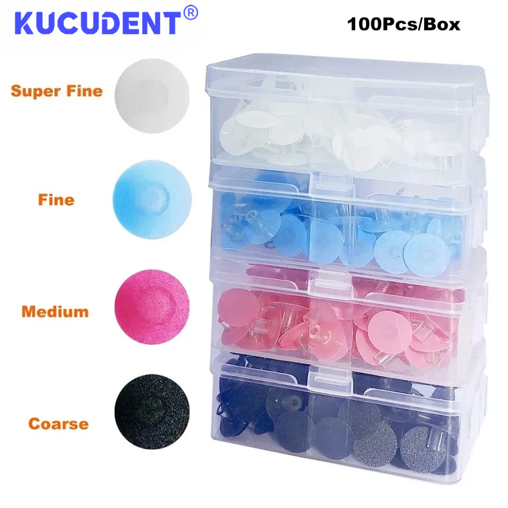 Teeth Whitening Kit - Set di 100 Dischi Lucidanti Dentali,